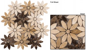 Chestnut Blossoms Tiles BQT672