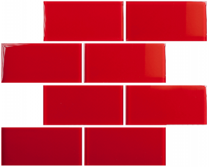 Crystal 3 x 6 Subway Tiles Cardinal