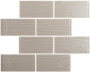 Crystal 3 x 6 Subway Tiles Chateau River