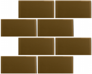 Crystal 3 x 6 Subway Tiles Herbal Tea