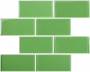 Crystal 3 x 6 Subway Tiles Kelly Isle