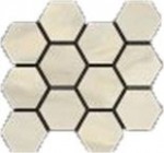 Bardiglio Crema Natural Hexagon Mosaic 12 X 14 Sheet