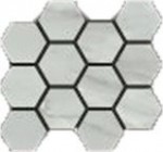 Bardiglio Grigio Natural Hexagon Mosaic 12 X 14 Sheet