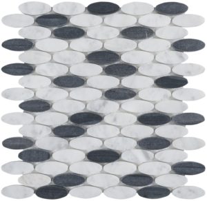 Black n White Elyptic Brickset