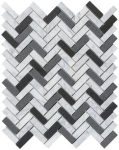 Black n White Herringbone