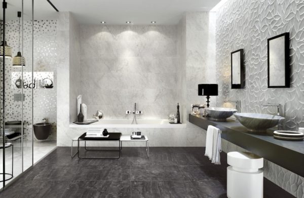 Bathroom-Trends-2018-Monochrome-Tiles