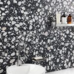 Italy Terrazzo Sacra Nero 24×24 Honed