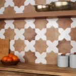 Malta Star Cotto 6 Matte and Cross White 6 Polished