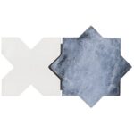 Malta Star Denim Blue 6 Matte and Cross White 6 Matte