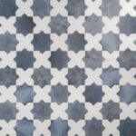 Malta Star Denim Blue 6 Matte and Cross White 6 Polished
