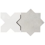 Malta Star Dove Gray 6 Matte and Cross White 6 Matte