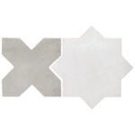Malta Star White 6 Matte and Cross Dove Gray 6 Matte