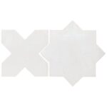 Malta Star White 6 Matte and Cross White 6 Matte