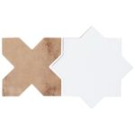 Malta Star White 6 Polished and Cross Cotto 6 Matte