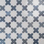 Malta Star White 6 Polished and Cross Denim Blue 6 Matte