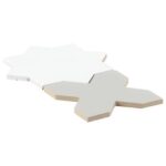 Malta Star White 6 Polished and Cross White 6 Matte