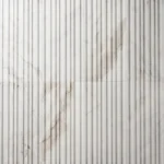 Carver Barcode Alaska White 12X24 Dimensional Polished