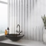 Carver Fluted Alaska 12X24 Dimensional Honed