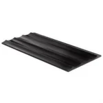 Carver Fluted Black Jade 12X24 Dimensional Honed