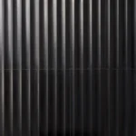 Carver Fluted Black Jade 12X24 Dimensional Honed