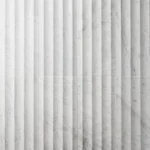 Carver Fluted Carrara 12X24 Dimensional Honed
