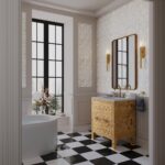 Rosalia Bianco White Floral Marble Mosaic