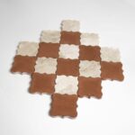 Diana Royal, Rustic Terracotta Honed Tudor Marble Mosaic