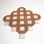 Diana Royal, Rustic Terracotta Honed Louna Marble Mosaic