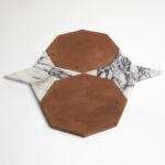 Calacatta Viola, Rustic Terracotta Honed Ottaglio Marble Mosaic