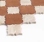 Diana Royal, Rustic Terracotta Honed Reale Marble Mosaic