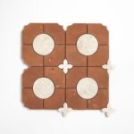 Diana Royal, Rustic Terracotta Honed Bocciolo Marble Mosaic