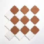 Cotto Rio, Snow White Honed Tudor Marble Mosaic