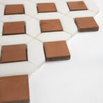 Calacatta Bella, Cotto Rio Honed Louna Marble Mosaic