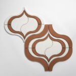 Calacatta Bella, Cotto Rio Honed Copa Marble Mosaic